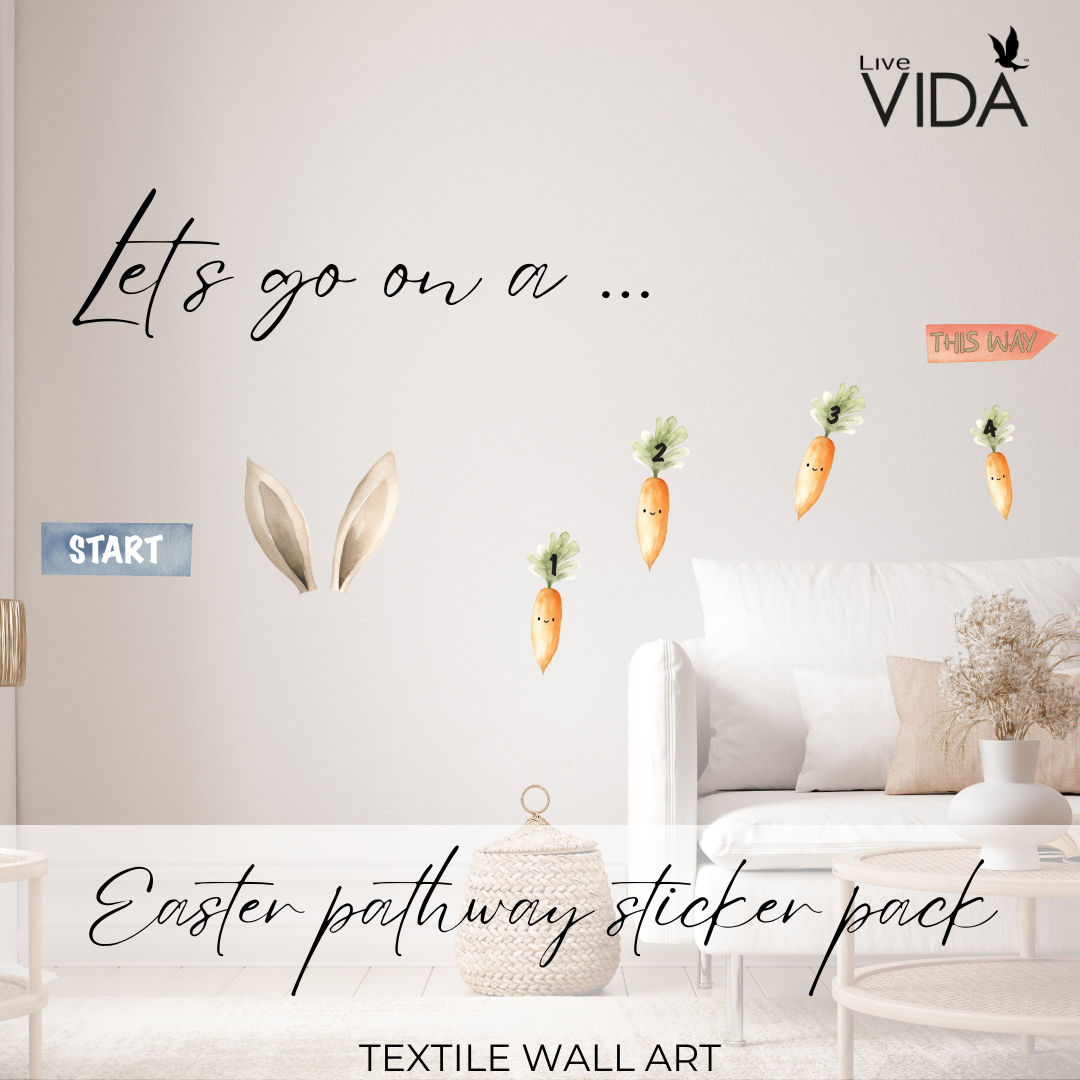 Easter Pathway Wall Sticker Set