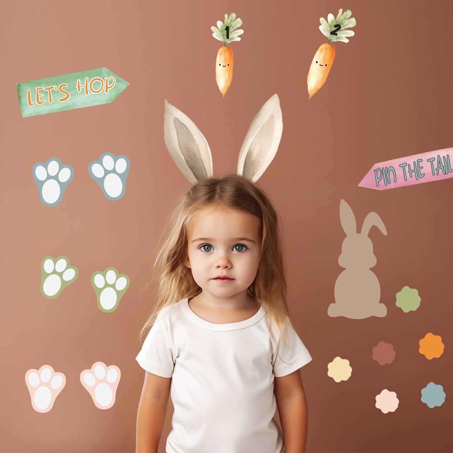 Easter Pathway Wall Sticker Set