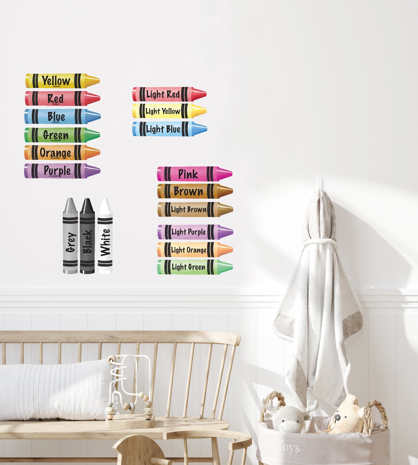 Colours Wall Sticker Pack